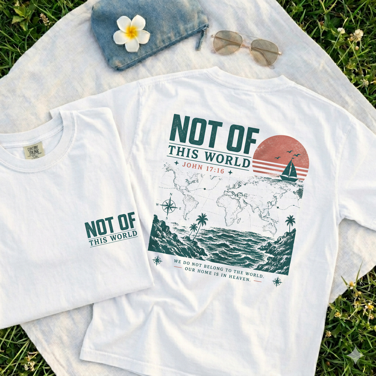 Not Of This World Map Tee