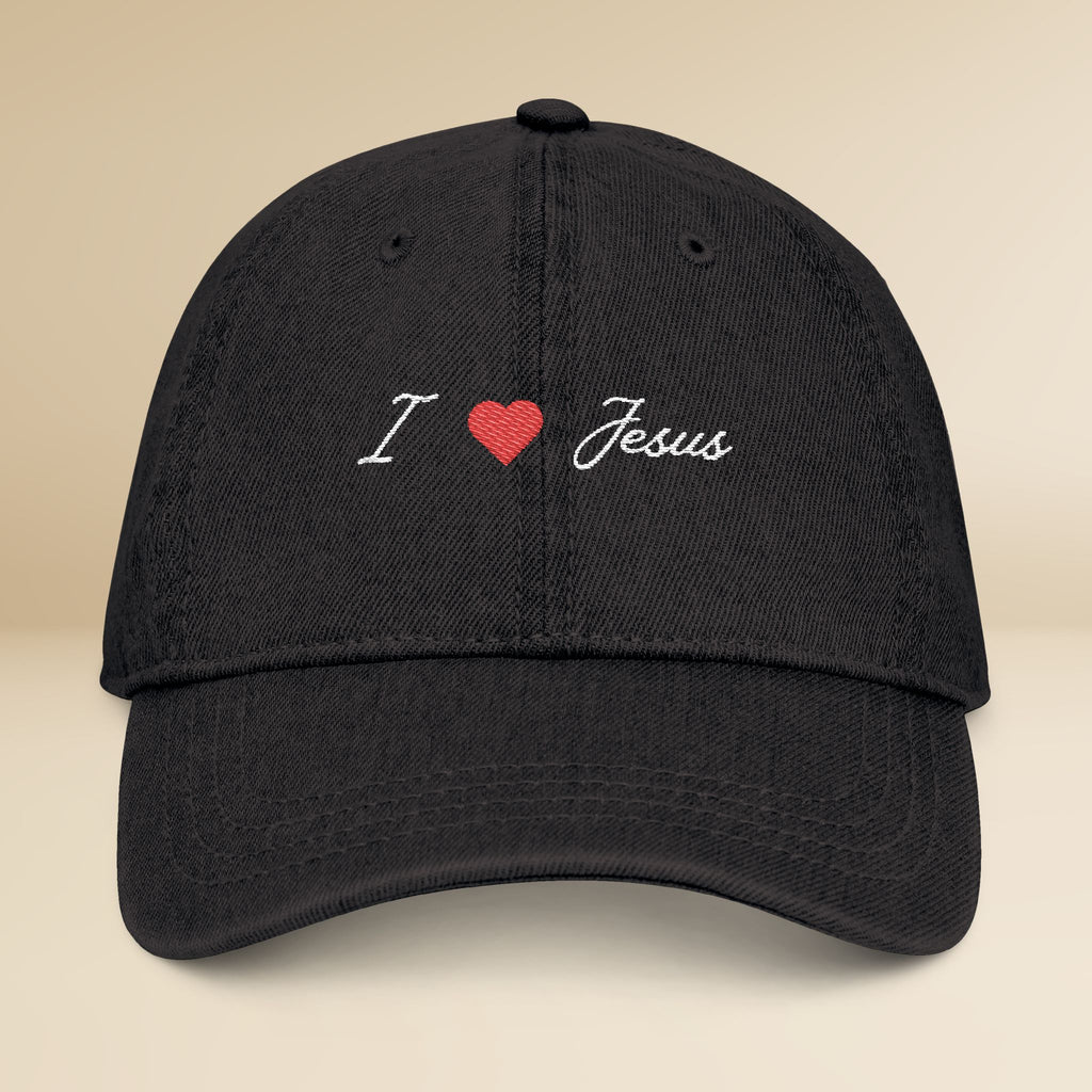 I Heart Jesus Denim Hat