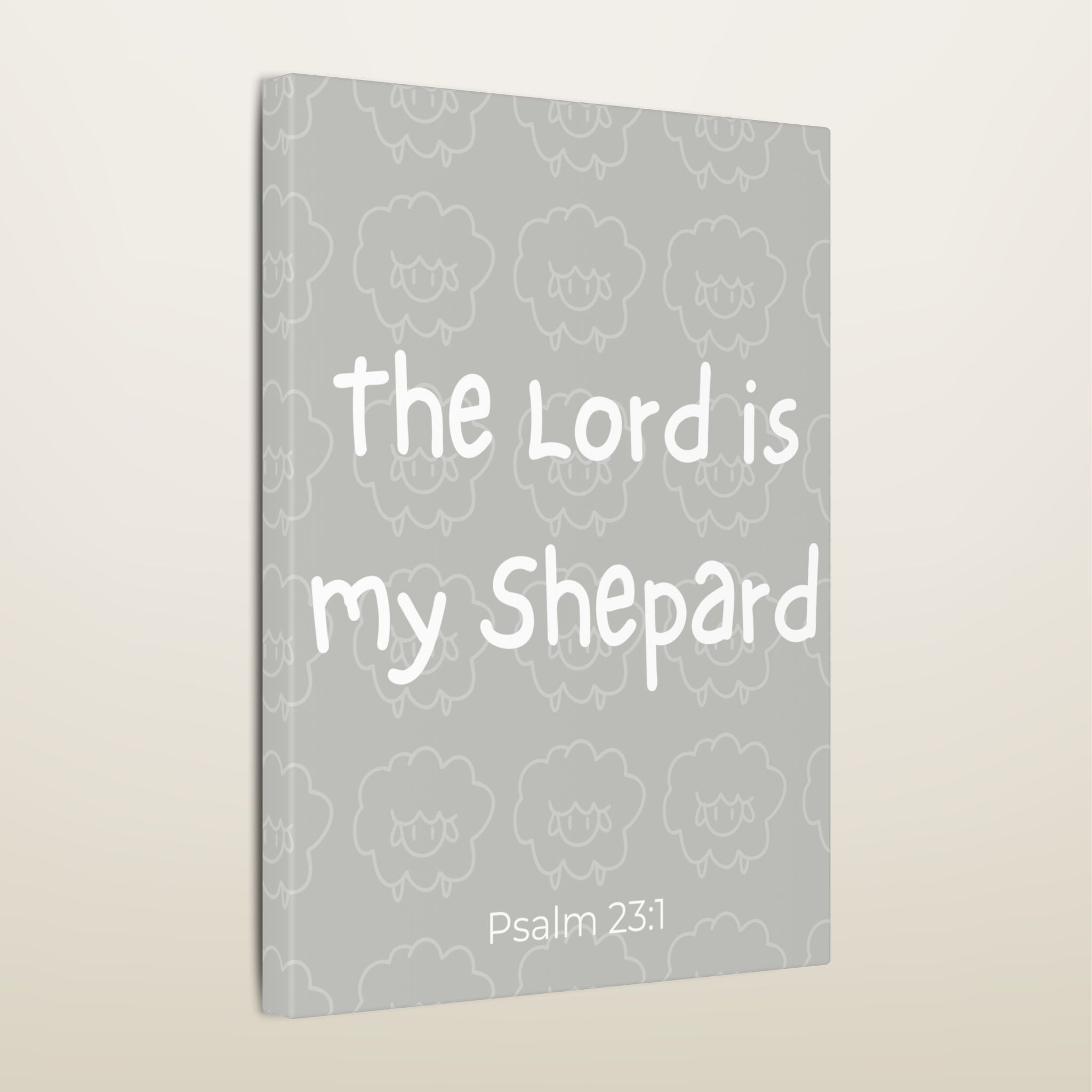 The Lord is My Shepard Wall Canvas