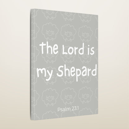 The Lord is My Shepard Wall Canvas