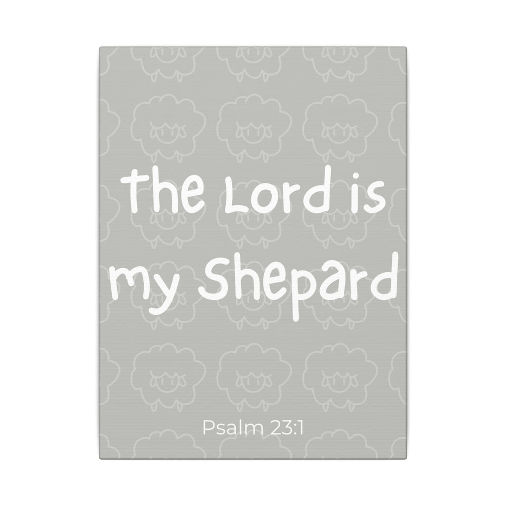 The Lord is My Shepard Wall Canvas