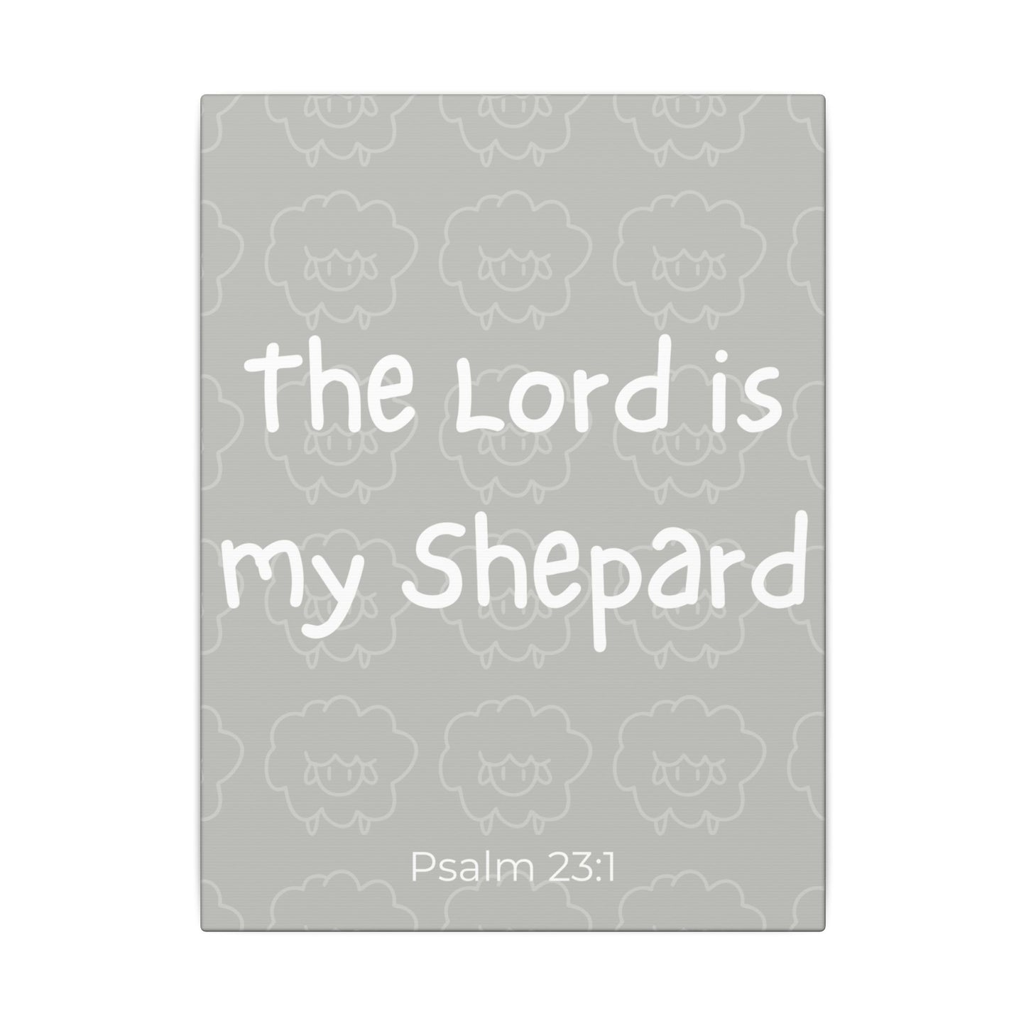 The Lord is My Shepard Wall Canvas