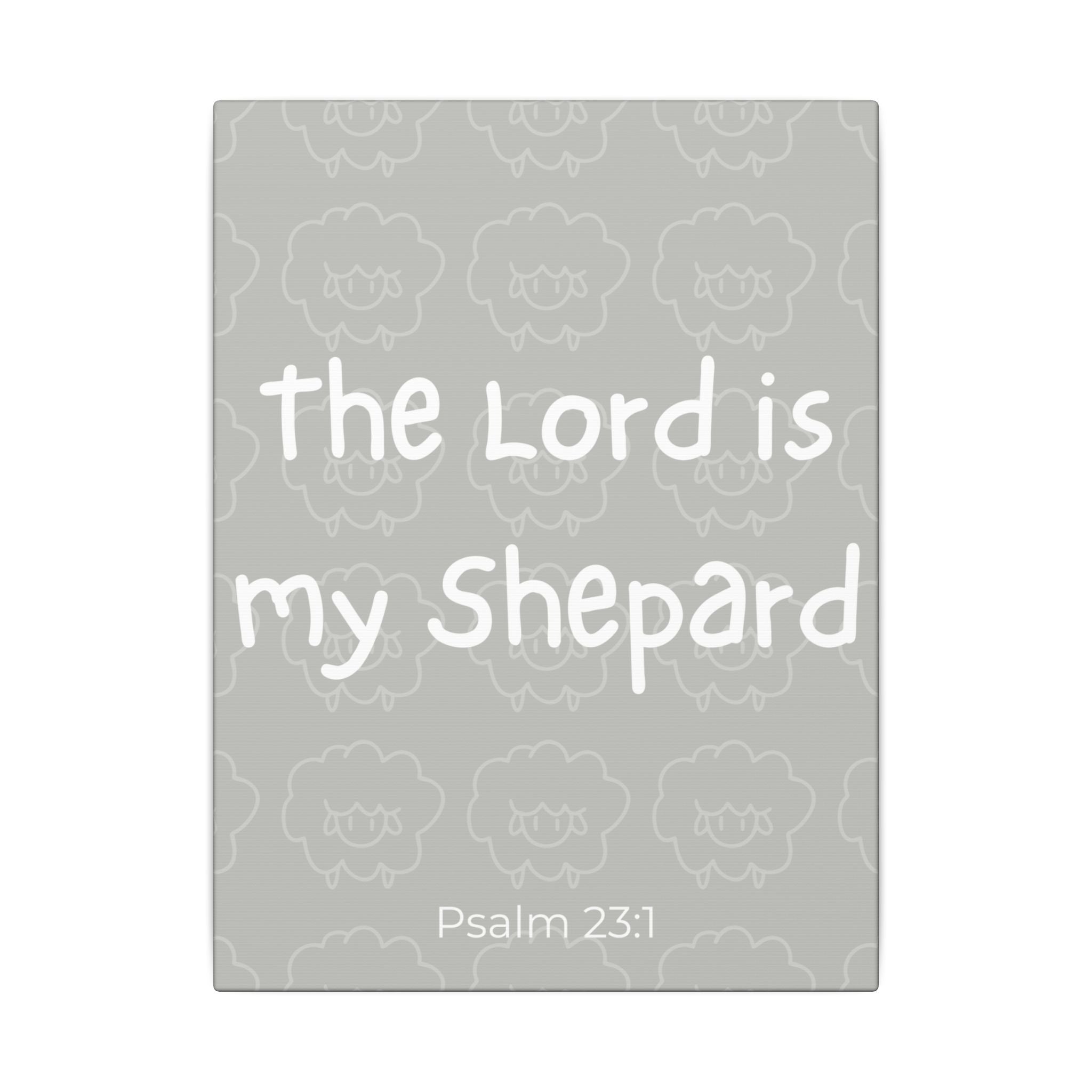 The Lord is My Shepard Wall Canvas