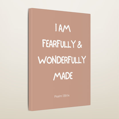 Fearfully & Wonderfully Made Wall Canvas