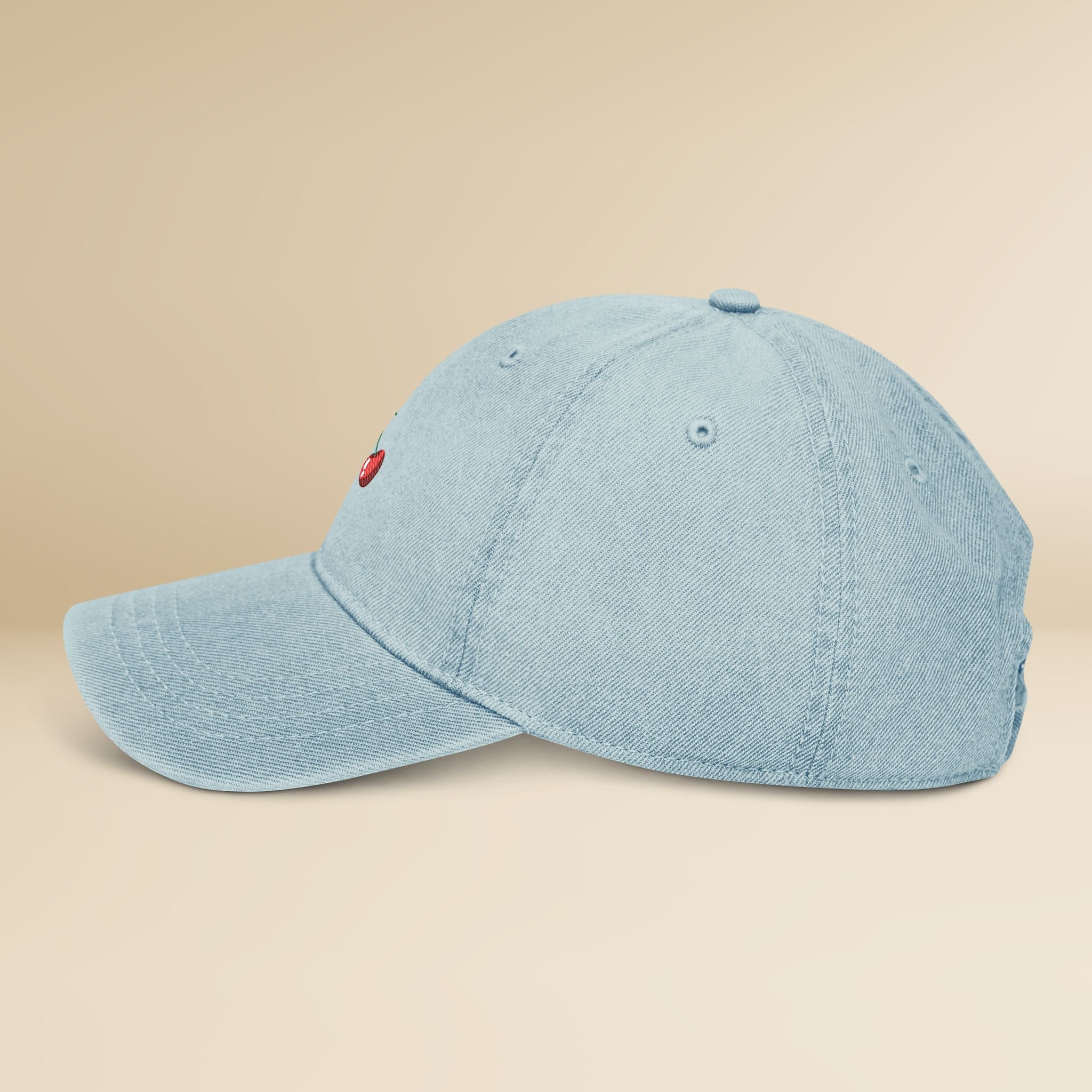 Cherry Denim Hat