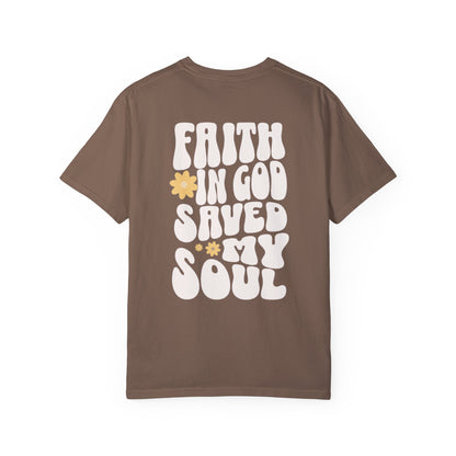 Faith In God Saved My Soul Retro T-Shirt