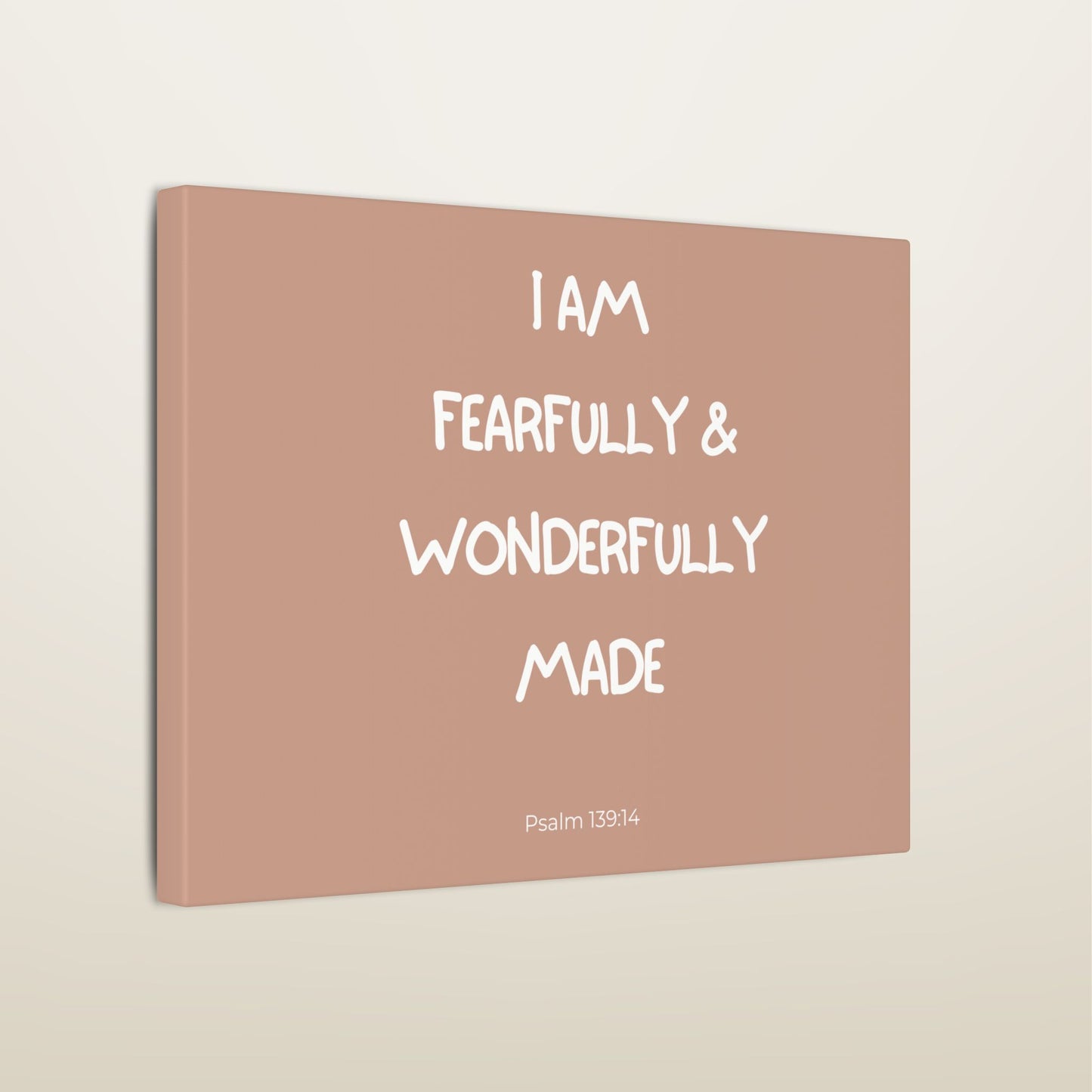 Fearfully & Wonderfully Made Wall Canvas