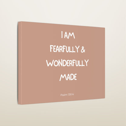 Fearfully & Wonderfully Made Wall Canvas