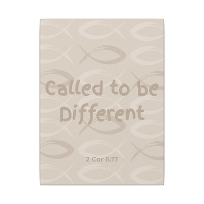 Called to Be Different Wall Canvas