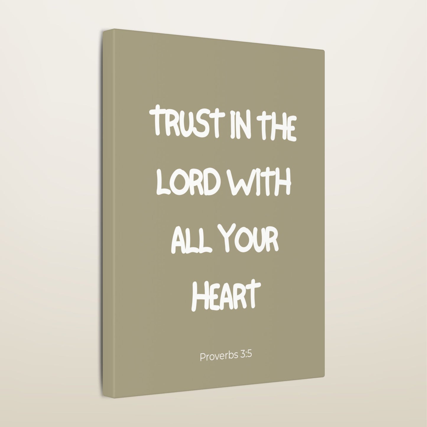 Trust In The Lord Wall Canvas