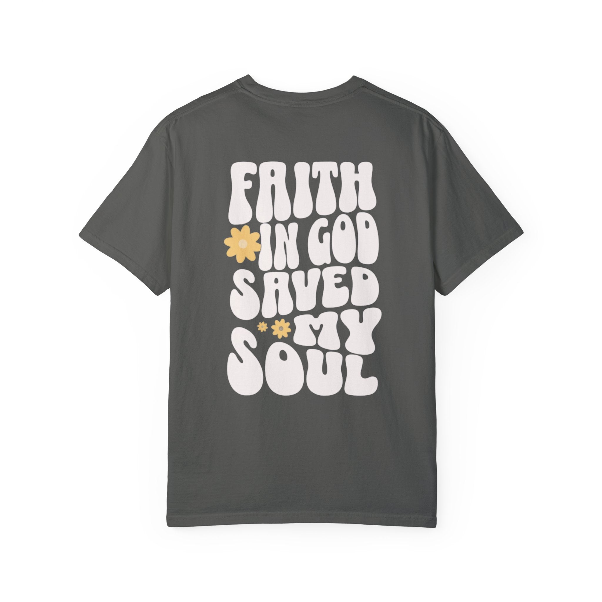 Faith In God Saved My Soul Retro T-Shirt