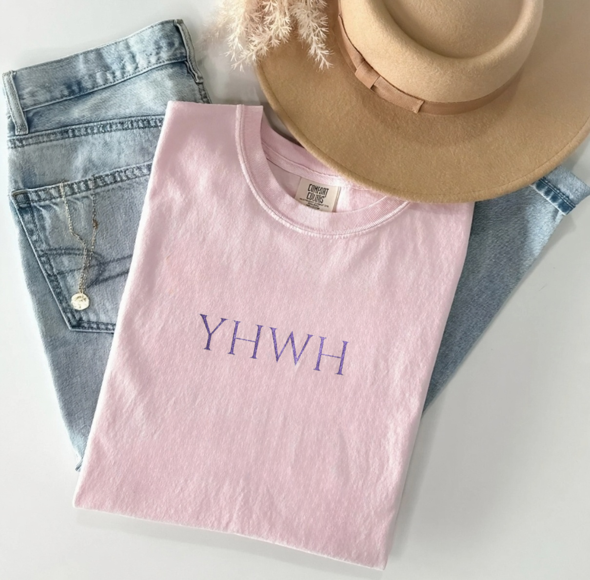YHWH Embroidered Tee