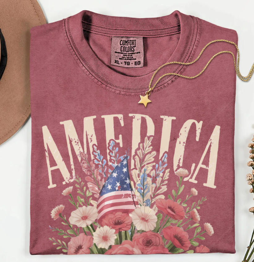 America The Beautiful Floral
