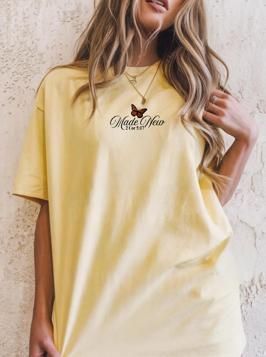 Made New Embroidered Tee