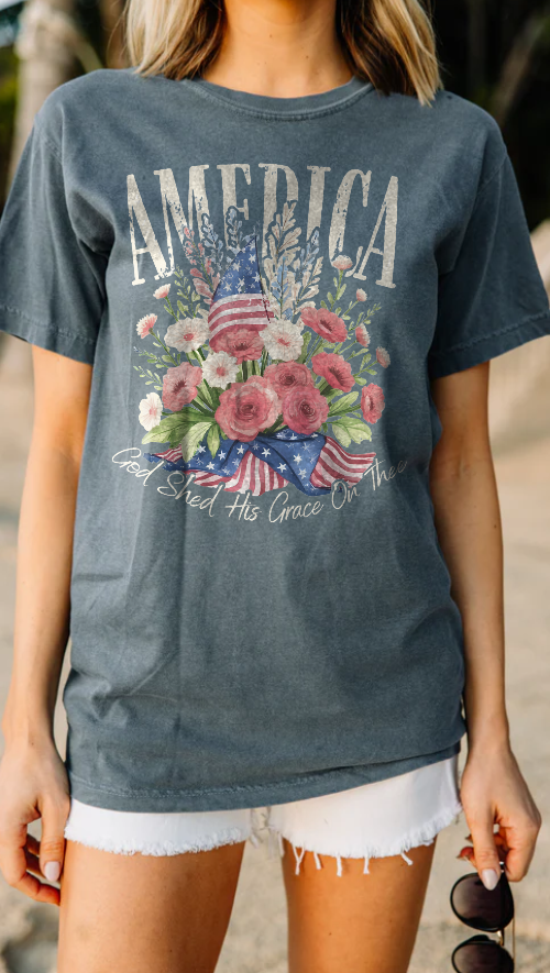 America The Beautiful Floral