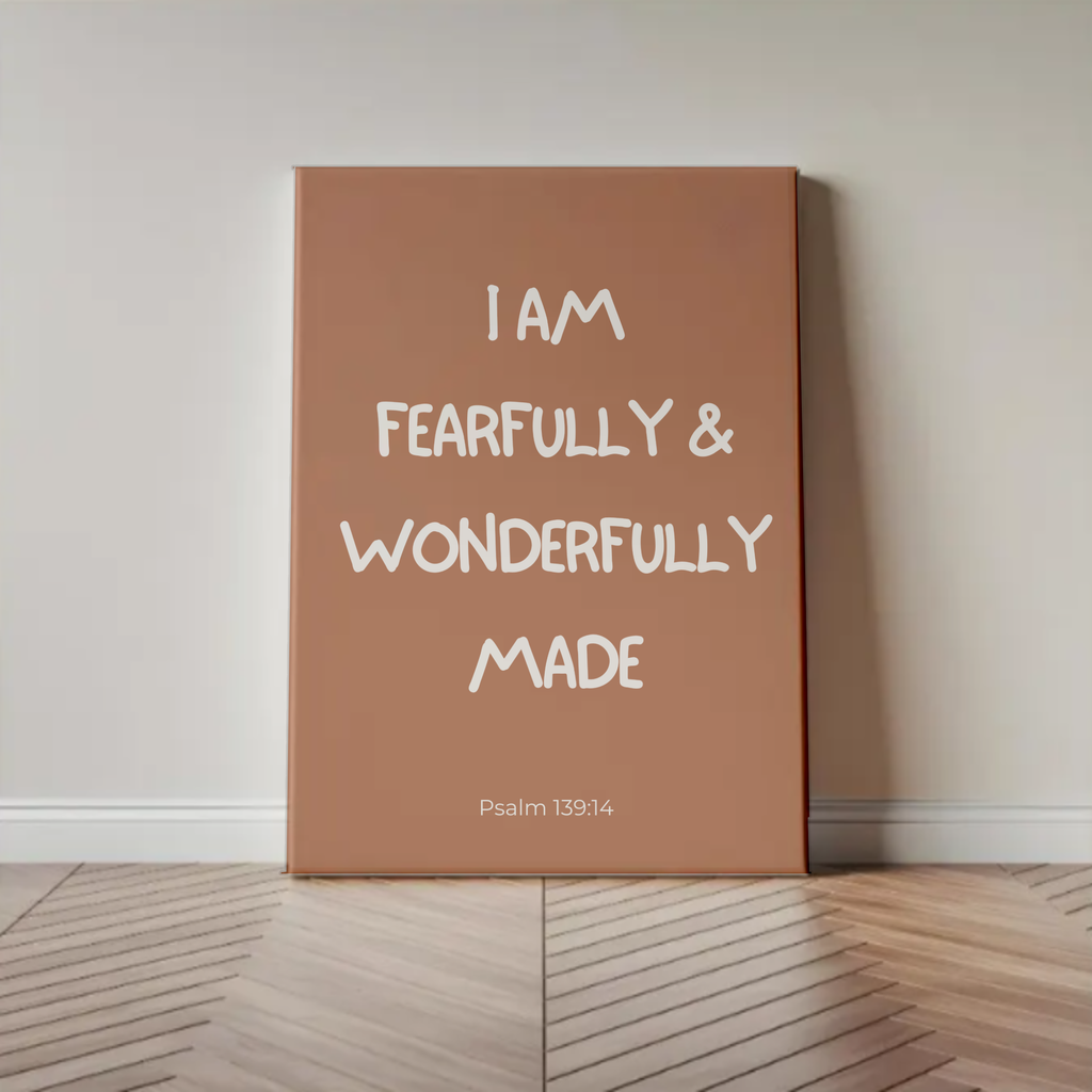 Fearfully & Wonderfully Made Wall Canvas
