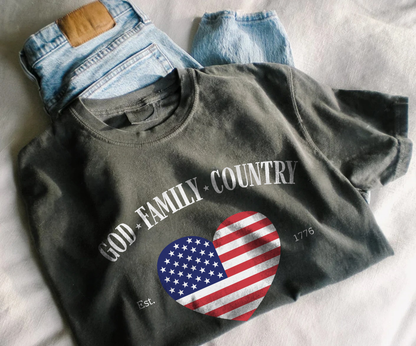 God Family Country