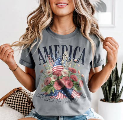 America The Beautiful Floral