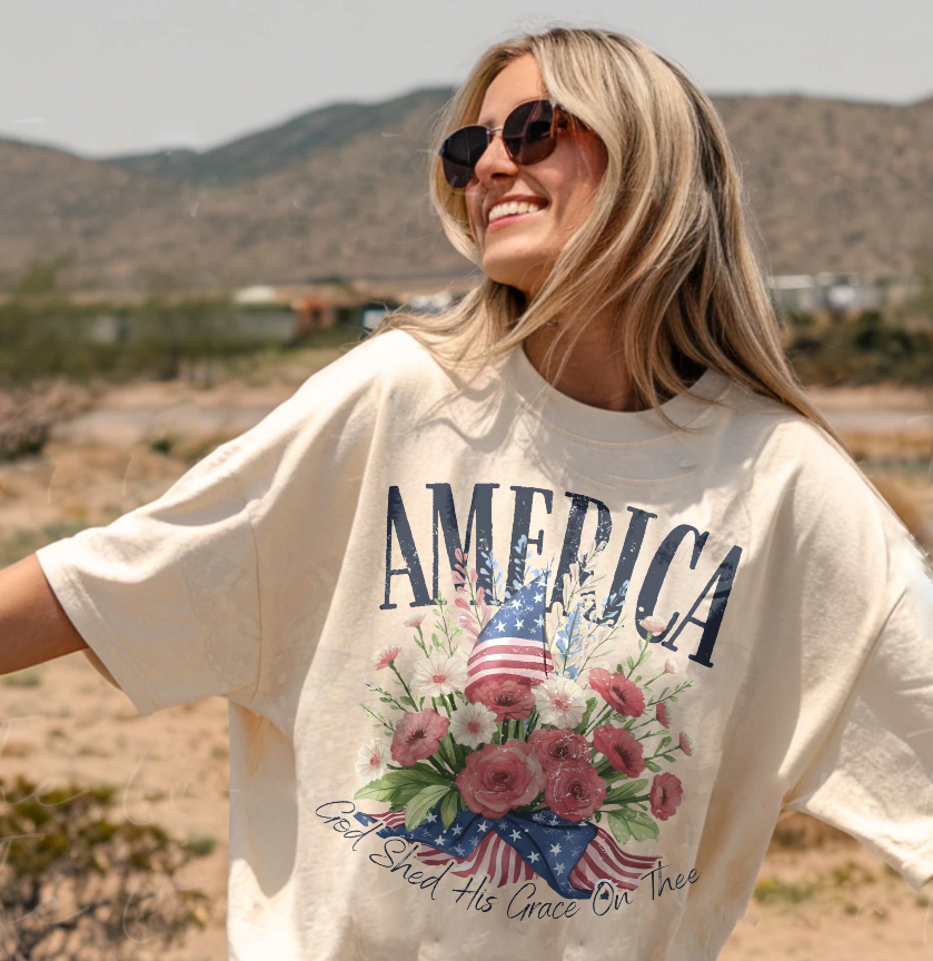 America The Beautiful Floral