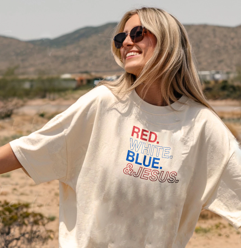 Red White Blue & Jesus