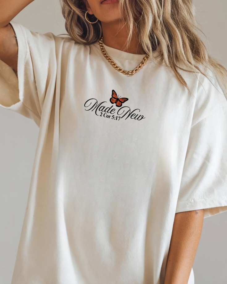 Made New Embroidered Tee