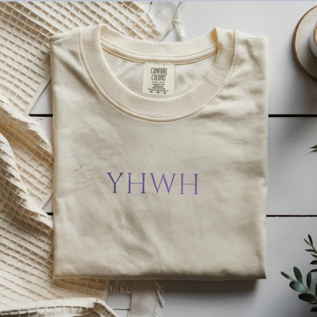 YHWH Embroidered Tee