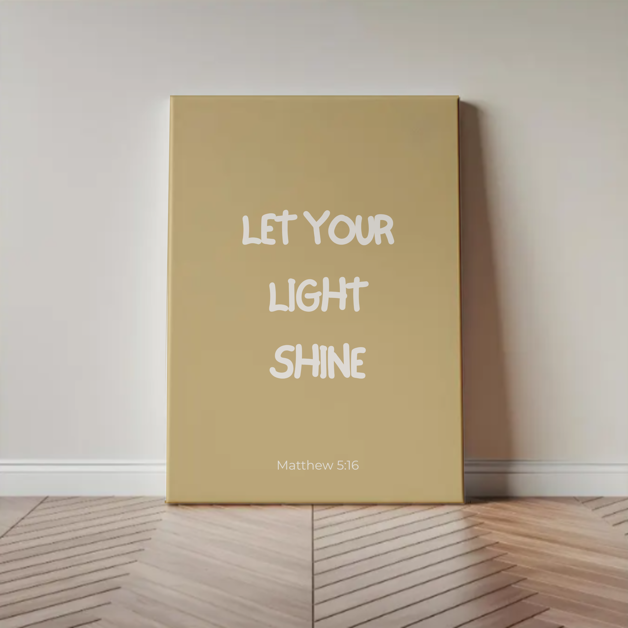 Let Your Light Shine Wall Canvas