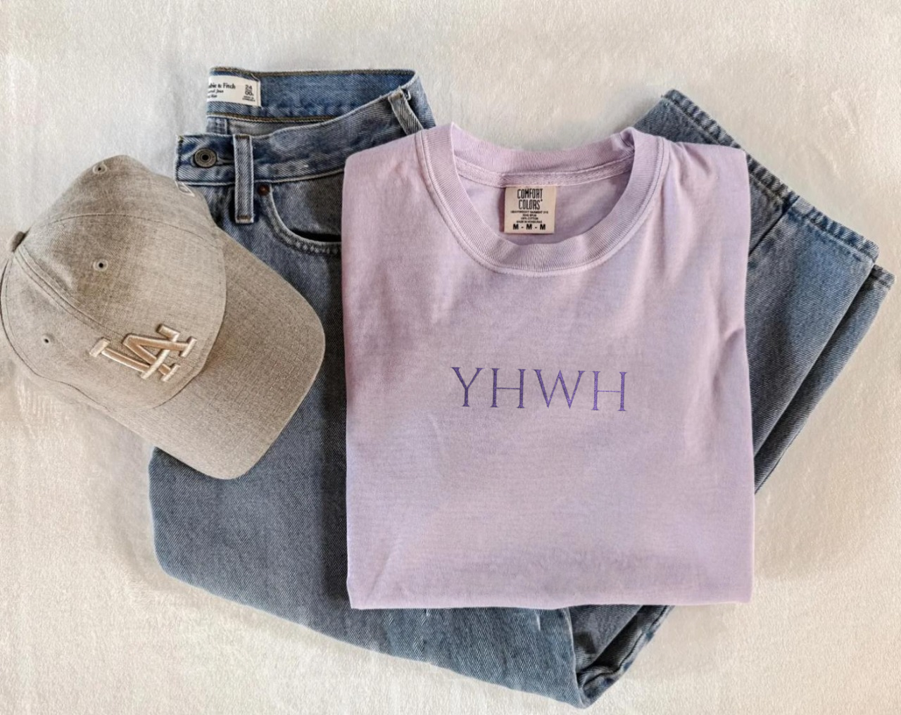 YHWH Embroidered Tee