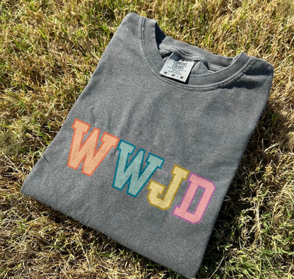 WWJD Collegiate Colorful