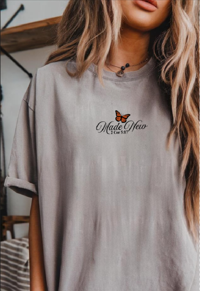 Made New Embroidered Tee