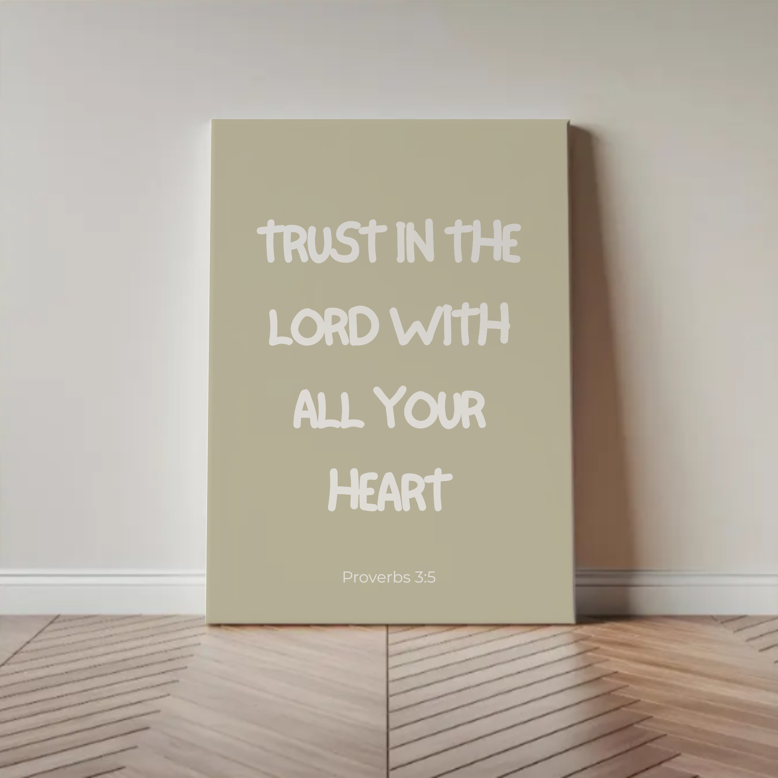 Trust In The Lord Wall Canvas