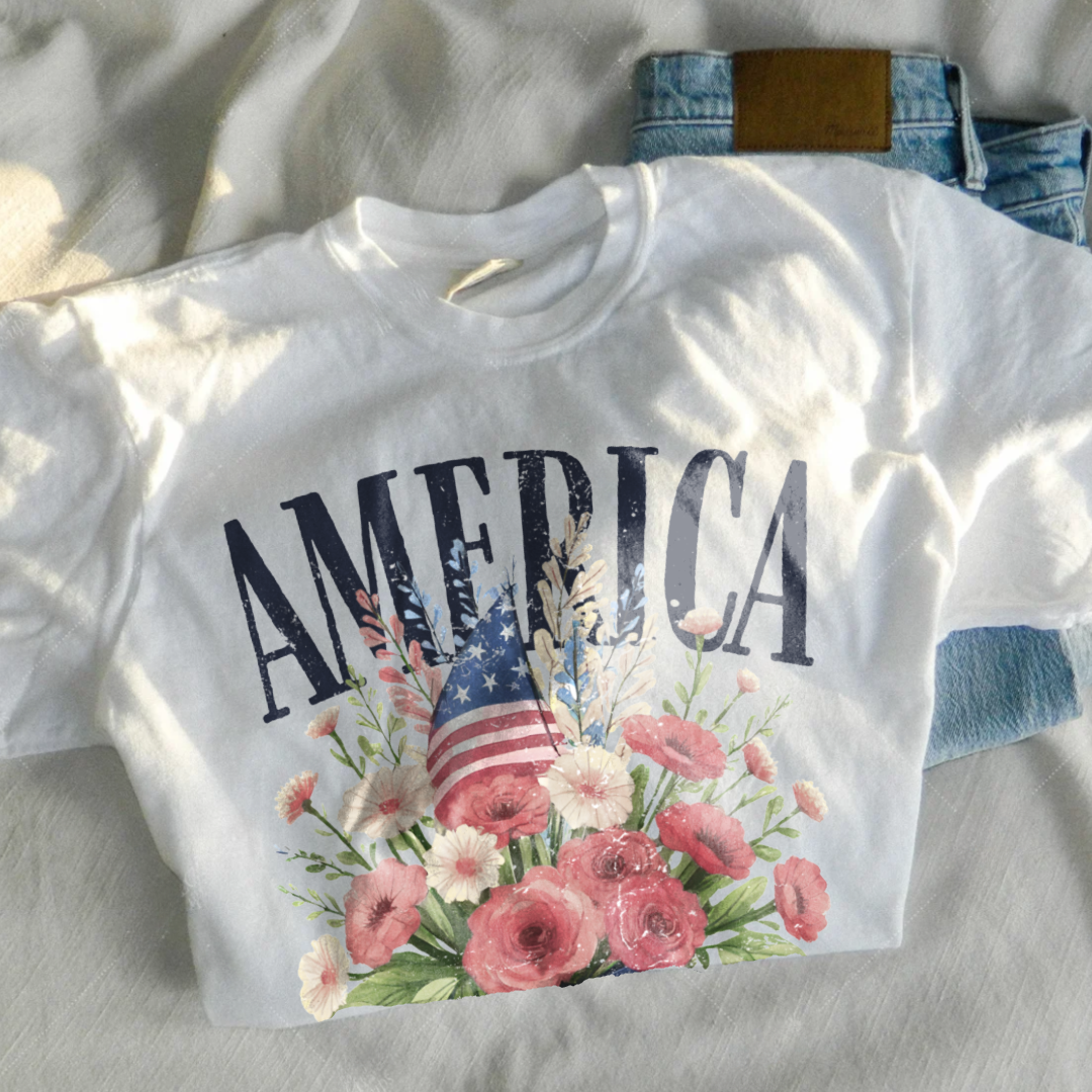 America The Beautiful Floral