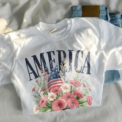 America The Beautiful Floral