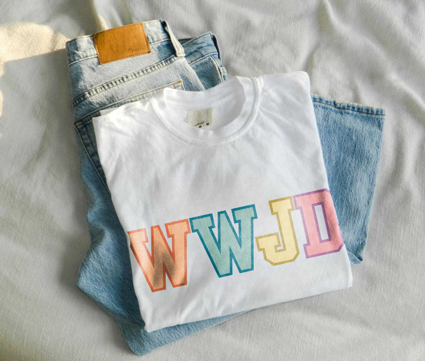 WWJD Collegiate Colorful