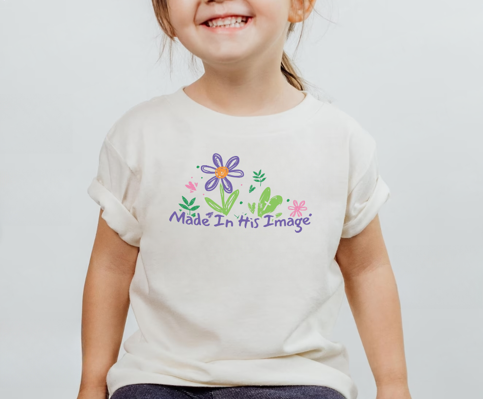 Made In His Image Toddler Tee