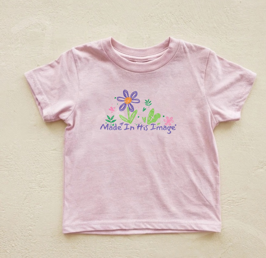 Made In His Image Toddler Tee