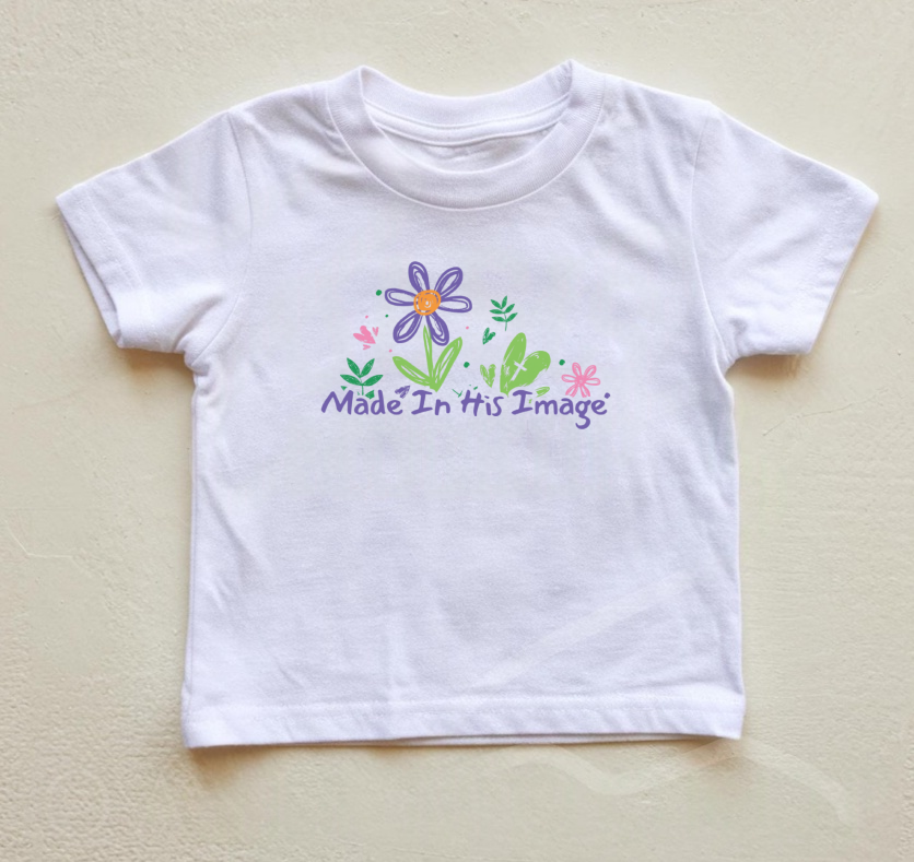 Made In His Image Toddler Tee