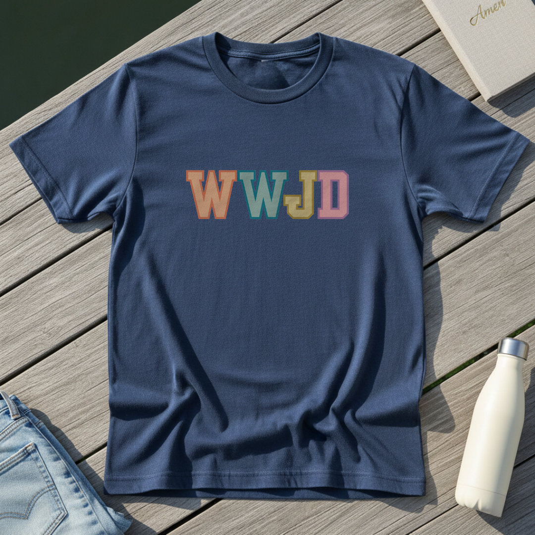 WWJD Collegiate Colorful