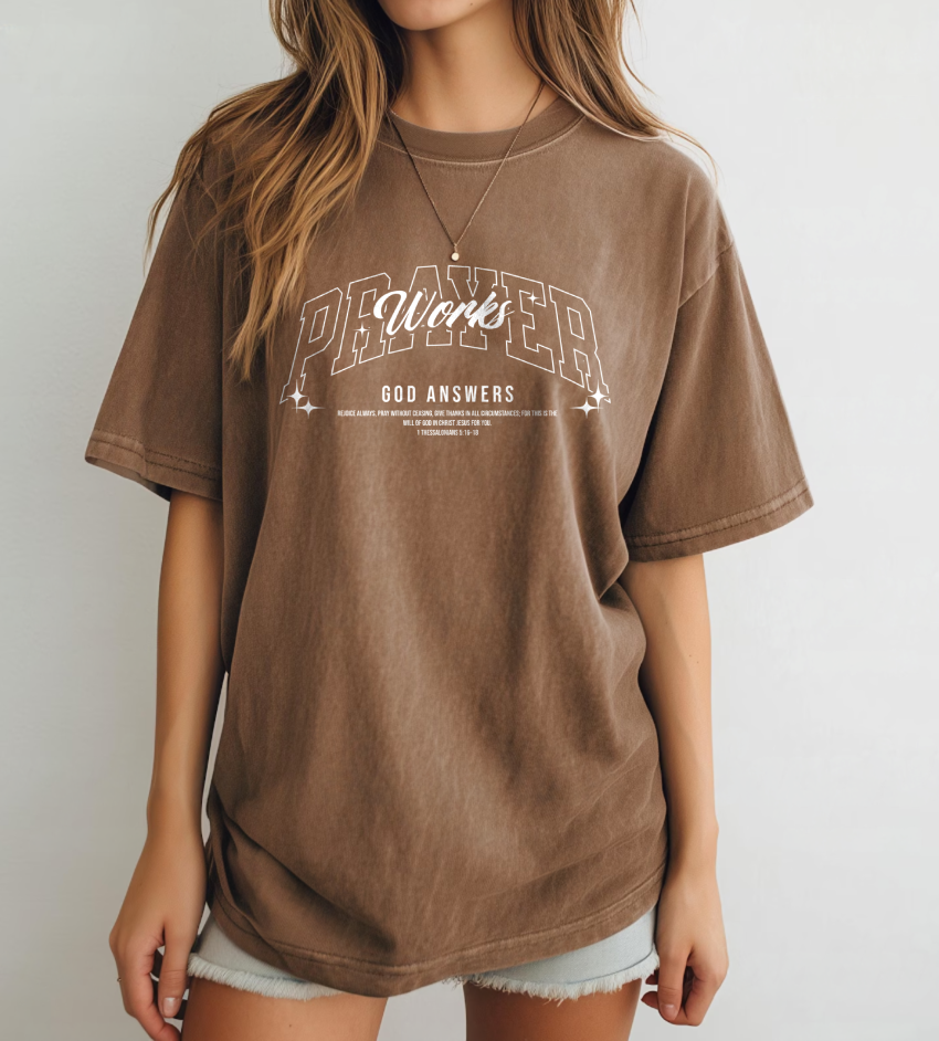 Prayer Works, God Answers Tee